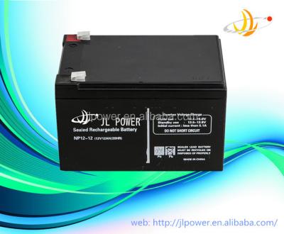 China 6FM12 solar system, 12V12ah VRLA maintenance free battery, solar battery for sale