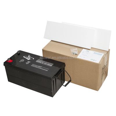 China 6FM200 solar system, 12V200ah VRLA maintenance free battery, solar battery for sale