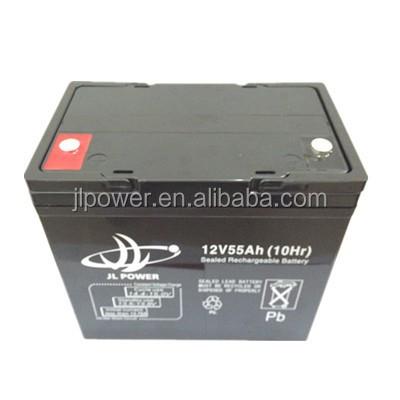 China Toys AGM VRLA 12V55ah batery. alibaba credit guarantee. Made in China solar/ups battery for sale