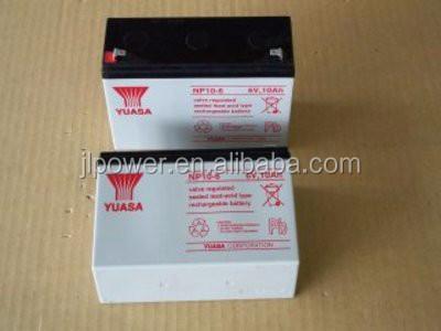 China UPS 6 volt 10ah yuasa battery ups solar battery 6v 10ah with long life for sale