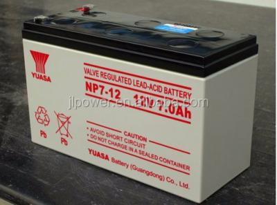 China UPS 12 volt 7ah yuasa battery vrla ups solar battery 12v 7ah with long life for sale