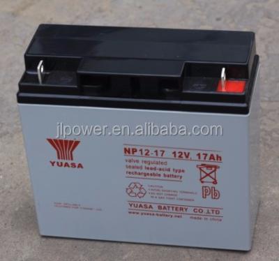 China UPS 12 volt 17ah yuasa battery vrla ups solar battery 12v 17ah with long life for sale