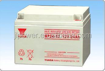 China UPS 12 volt 24ah yuasa battery vrla ups solar battery 12v 24ah with long life for sale