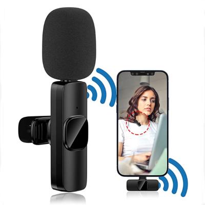 China Outdoor Live Webcast from Chinese Live Microphone Supplier New Suits Collarless Apple and Android Mini Wireless Microphones for sale