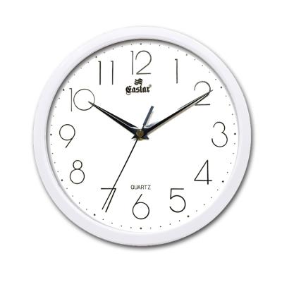 China free shipping simple round design of FOLDER home decoration 10 inch cheap plastic wall clock for sale