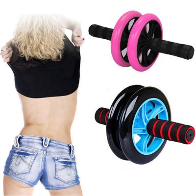 China Body Fitness Equipment Fitness Equipment Strength Training Exercise Ab Double Wheel Abdominal Roller for sale