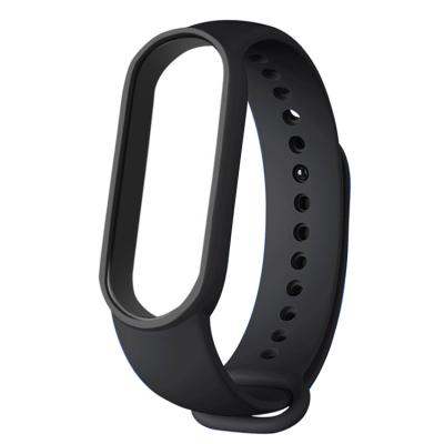 China Multi-Color Waterproof Silicone MI Band 5 Watch Band Silicone Wrist Strap Water Resistant TPU For Xiaomi MI Band 5 Wristbands for sale