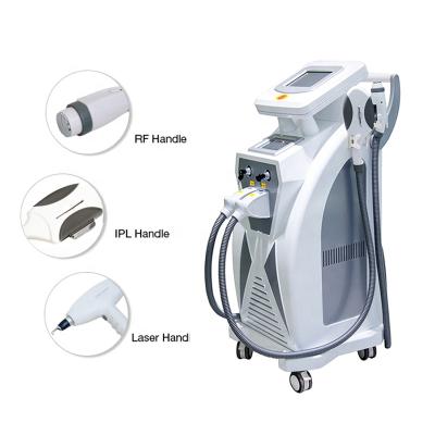 China Skin Tightening 2021 Dual Screen Shr Single IPL RF ND Yag Laser Hair Removal Machine IPL Permanent Hair Removal for sale