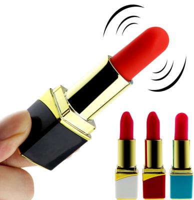 China Super Mini Lipstick Shape Vibrator 10 Modes Lipstick Vibrator 10 Modes Bullet Massage Clitoris Stimulator for sale