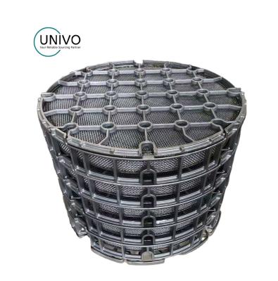 China Compact Structure Cr-Ni Alloy Steel Wax Casting Hardware Lost Baskets For Industrial Heat Treatment Boiler WE112211 for sale