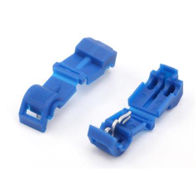 China Automotive Hot Sale Blue Item NO 878106 Nylon and Brass UL Standard 18 to 14 AWG  KST Quick Splice Connector terminal for sale