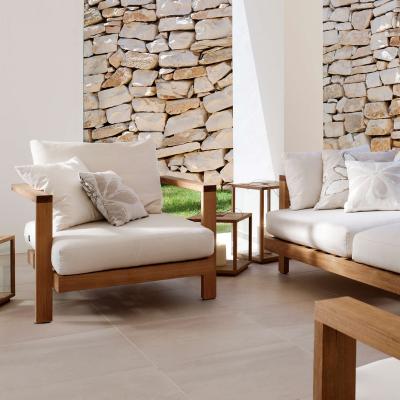 China Regular High Quality Modern Teak Wood Furniture With Cushions Sofa Set Patio Hotel Sectional Sofa Outdoor Sofa for sale