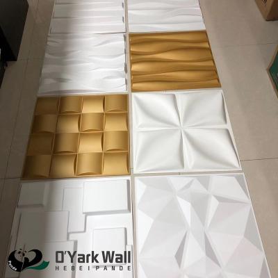 China 2022 Waterproof Wall Decor Tiles Interior Plastic PVC 3d Wall Panel Decoration 3d Wall Panels Home PVC for sale