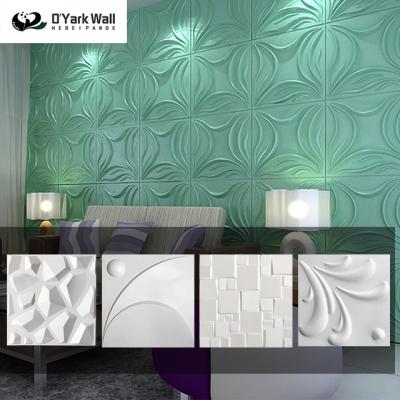 China 2021 NEW Waterproof Wall Decoration Wallpapers 3d Interior Modern Wall Panel Fiber for sale