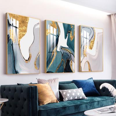 China Waterproof Canvas and Crystal Wall Art Home Decoration Interior Wall Frames for sale