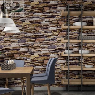 China Modern Home Decoration 3D Wallpaper PVC Wallpaper Rolls Brick Wallpaper Brick for sale