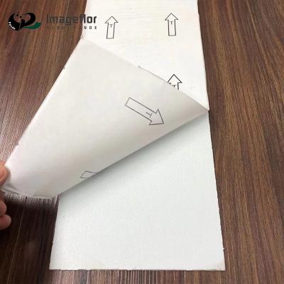 China Waterproof Home Decoration Sticker PVC Vinyl Peel And Stick Self Adhesive Flooring Wood Textured Flooring for sale