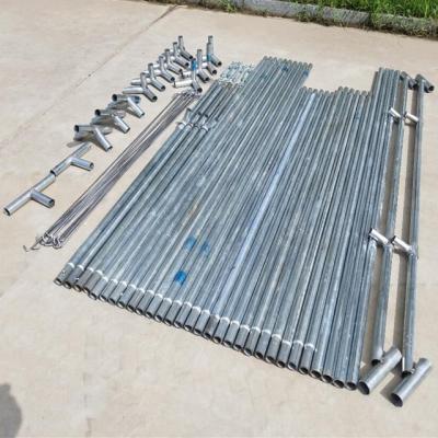 China Structure Pipe Galvanized Tube Used For Rescue Tents RP for sale