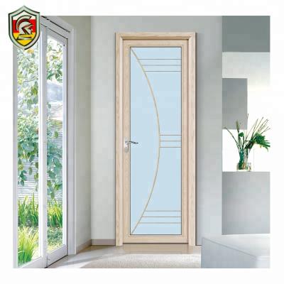 China High Quality Aluminum Swing Toilet Door Casement Style For Bathroom for sale