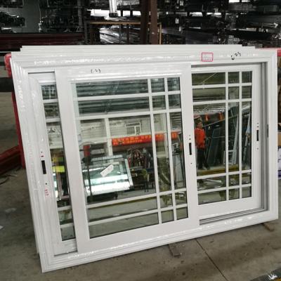 China High Quality Folding Screen Upvc Color Profile Balcony Burglar Sliding Window for sale