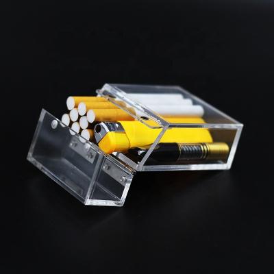 China New Accessory Style Smoking Box Plastic Smoking Acrylic Plastic Cigarette Holder for sale