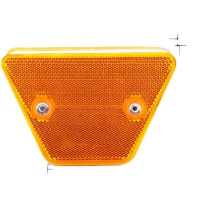 China Trapeze Type Road Traffic Safety Double Side PMMA ABS+PMMA Reflector Reflectors for sale