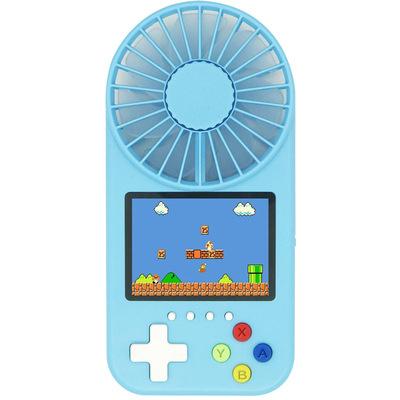 China Macaron Retro Handheld Game Console With Built-in Retros Fan 500 Mini Games With Aromatherapy Function 165*74*18mm for sale