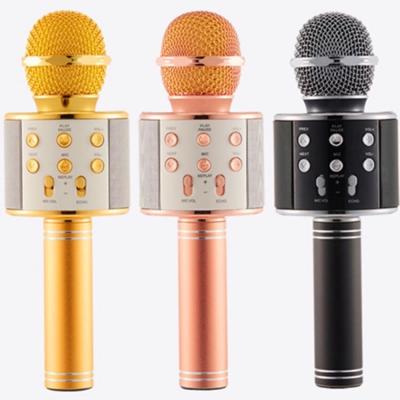 China 2019 Hot Headset Microphone Karaoke Machine WS-858 BT Wireless Microphone Karaoke for sale