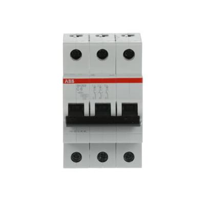 China MCB SH203-C6 Miniature Circuit Breaker 3P 6A C Rated Current 6A MCB for sale