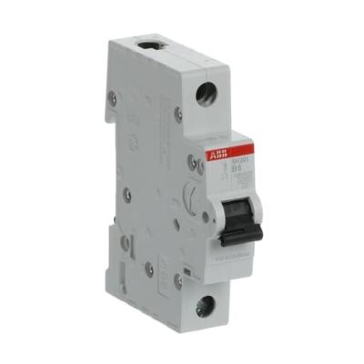 China 1P SH201-B6 Miniature Circuit Breaker B 6 A for Electrical Distribution System Te koop