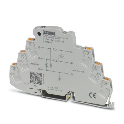 China 2 Pole 2906807 TTC-6-2XTVSD-12DC-PT Surge Protector for 12 V DC Rated Voltage for sale