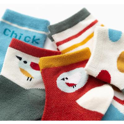 China Children sport socks spring and summer cartoon animal baby socks mesh socks for sale