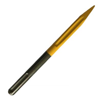 China New Type Concrete Heat Treatment Yellow Color Painted Steel Max 40Cr SDS Self Sharpening Point Concrete Chisel for sale