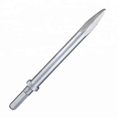 China Concrete Plastic Tube Packing 40Cr Steel Round Leg With Ring Point Chisel for sale