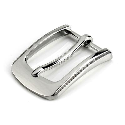 China Belt Pin Buckle Metal 3cm Buckle End Bar Heel Bar Pin Belt Buckle Leather Craft Casual Silver Single Strap Fit For 27-29mm Belt for sale