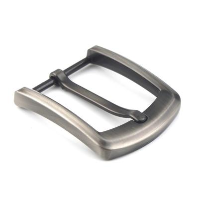 China Pin Buckle 40mm Men's Alloy Belt Buckles Belt Buckle Brushed End Bar Pin Buckles Fit For 37mm-39mm Belt Leather Craft Accessories for sale