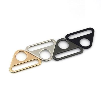 China Metal Triangle Shape Ring Buckle Adjustable Clasp For Leather Craft Bag Strap Belt Garment DIY Luggage 38mm Accessory for sale