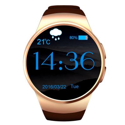 China Free logn design kw18 smart watch for apple samsung support round smartwatch KW18 full heart rate monitor android health for sale