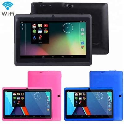 China Wifi 7inch q88 tablet pc 7inch laptop allwinner A13 ultra-thin capacitive touch screen for sale