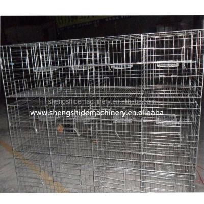 China Easily Clean Design Mesh Wire Breeding Cage For Pigeons for sale