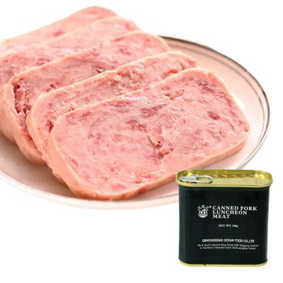 China Convenient 340g Canned Pork Luncheon Meat Emergency Can Food for sale