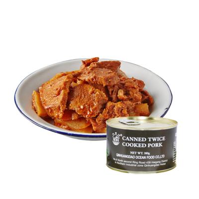 China Convenient Cooked Sliced ​​Pork Twice Cooked Pig Canned Meat Food for sale