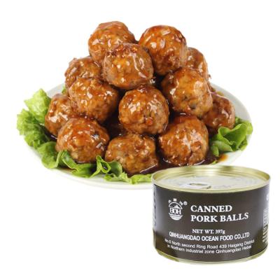 China Convenient Pork Balls Canned Meat Food Balls for sale