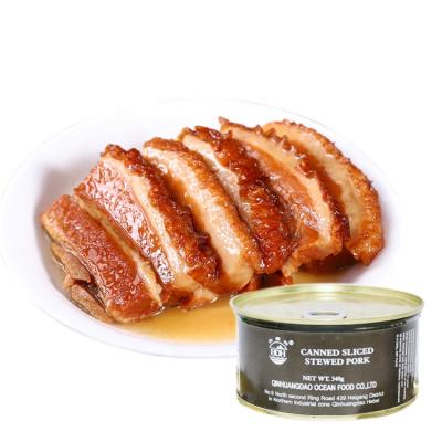 China High Quality Delicious Surface 340g Instant Meat Canned Canned Sliced ​​Pork For Sale for sale