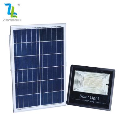 China Outdoor Garden Motion Sensor Garden Led 150watt 200watt Aluminum Bridgelux IP66 Solar Flood Light for sale