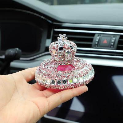 China 2021 contemporary creative diamond-studded car instrument pedestal fragrance decoration, car decoration retail and wholesale for sale