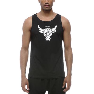 China Viable Male Stringer Design Men's Basketball Sublimation Printing Gym Tank Top for sale