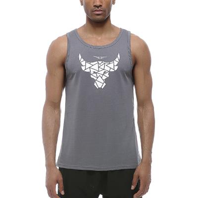 China Viable Custom Design Print Man Stringer Sleeveless T-shirt Fitness Tank Top for sale