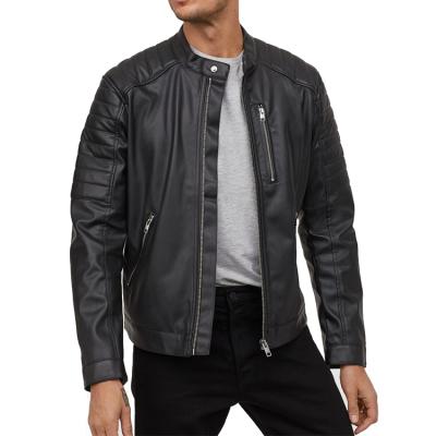 China Other fashion high quality men's jackets and coats for biker leather jacket men for sale