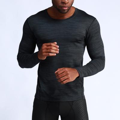 China QUICK DRY Fitness Classic Dry Fit Men's Long Sleeve Muscle T-Shirt Wholesale for sale